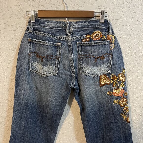 Miss Me Embroidered Bootcut Jeans Womens Size 29 - Picture 4 of 10